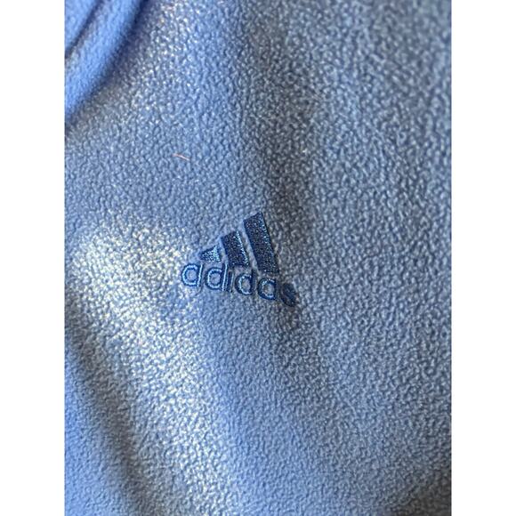 Women's Adidas Two in One Hooded Jacket Fleece Insert Black Blue, Size Small EUC - Picture 5 of 5